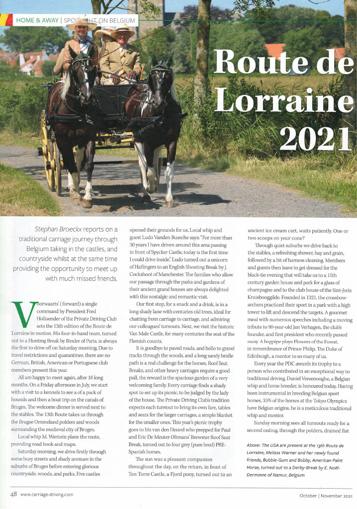 Route de Lorraine article